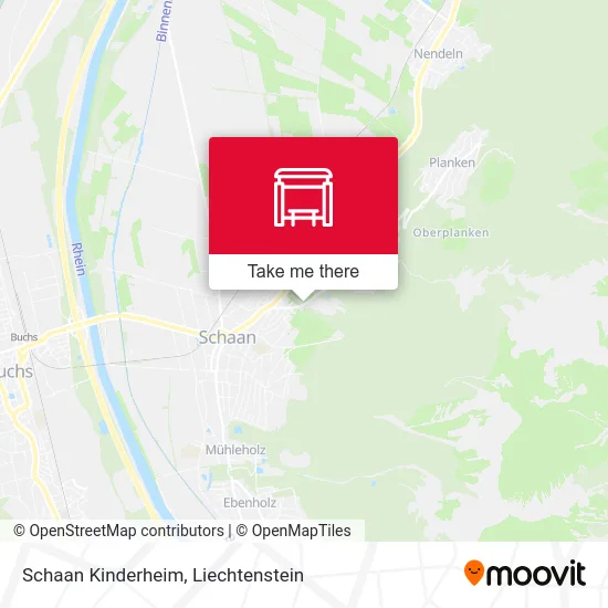 Schaan Kinderheim map