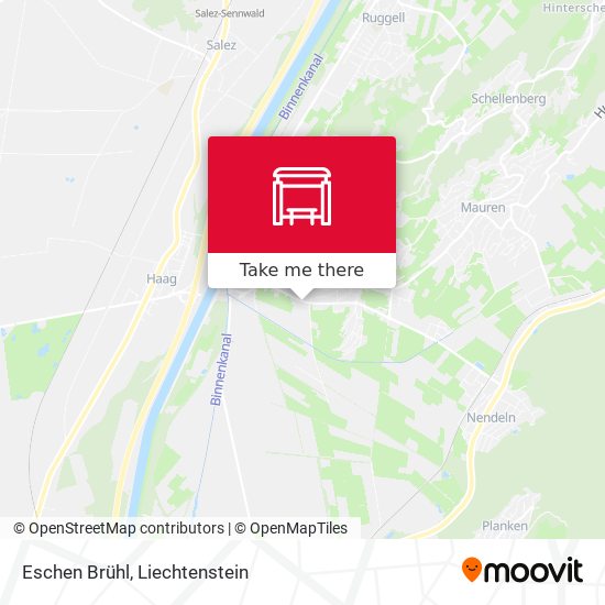 Eschen Brühl map