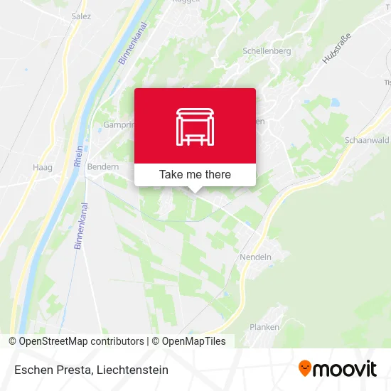 Eschen Presta map