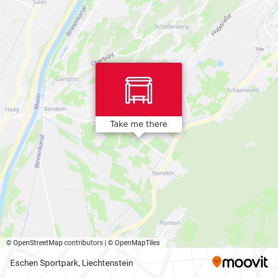 Eschen Sportpark map