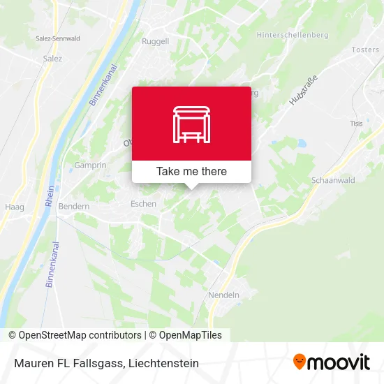 Mauren FL Fallsgass map