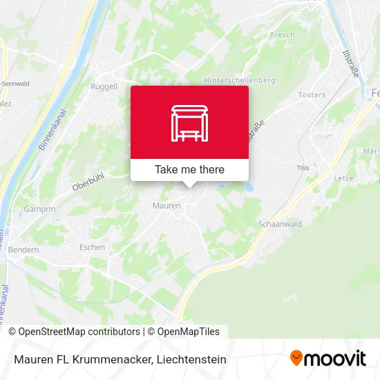 Mauren FL Krummenacker map