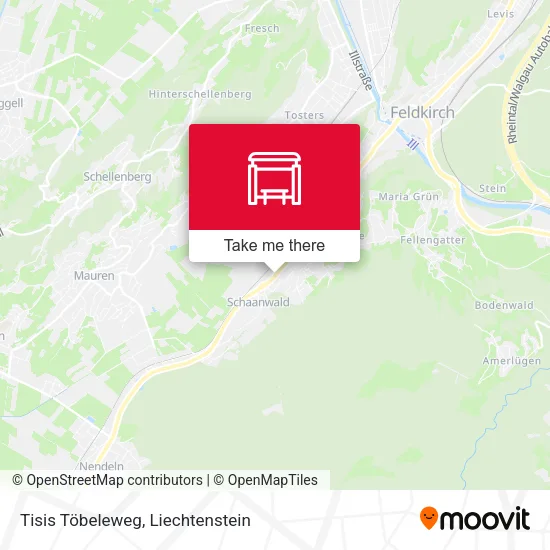 Tisis Töbeleweg map