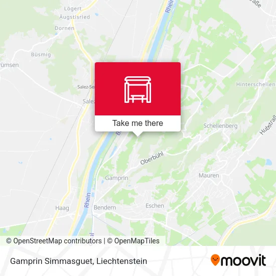 Gamprin Simmasguet map