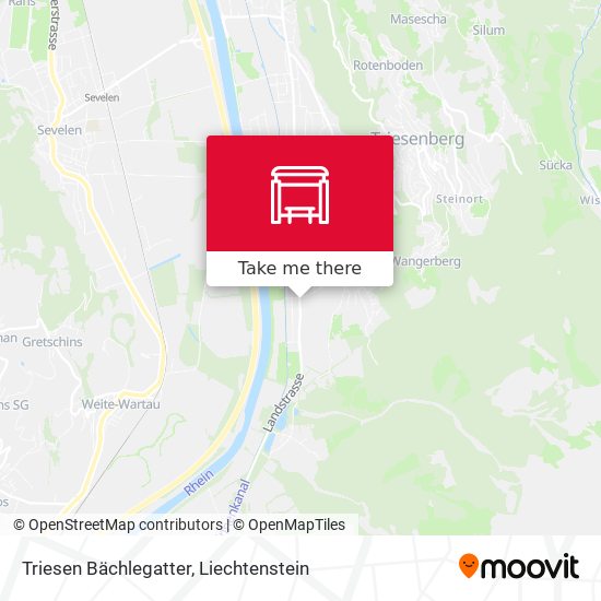 Triesen Bächlegatter map