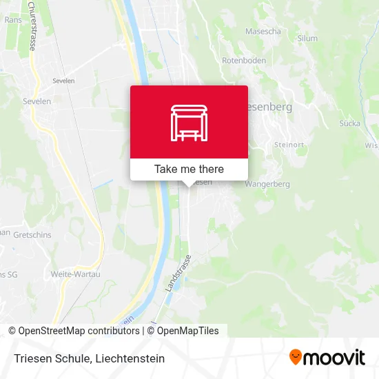 Triesen Schule map