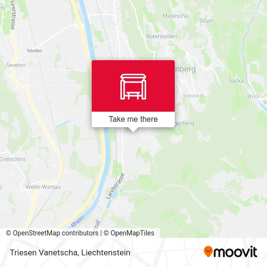 Triesen Vanetscha map