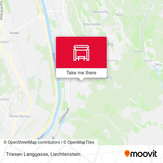 Triesen Langgasse map