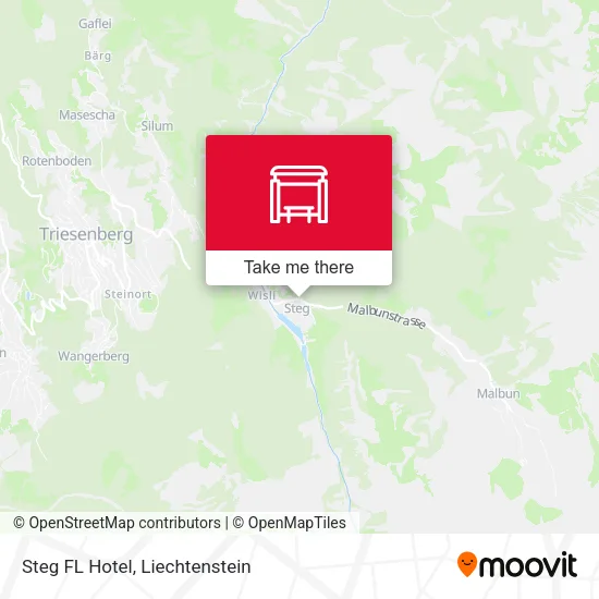 Steg FL Hotel map
