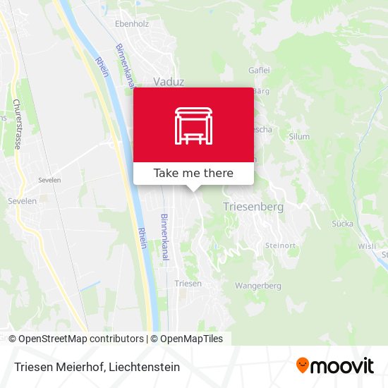 Triesen Meierhof map