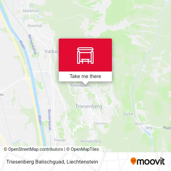 Triesenberg Balischguad map