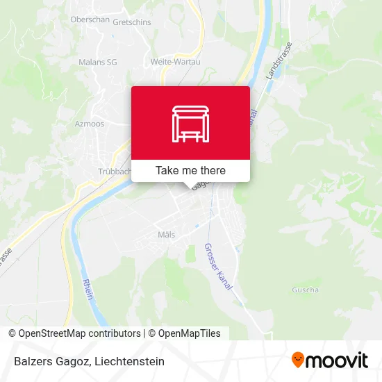 Balzers Gagoz map