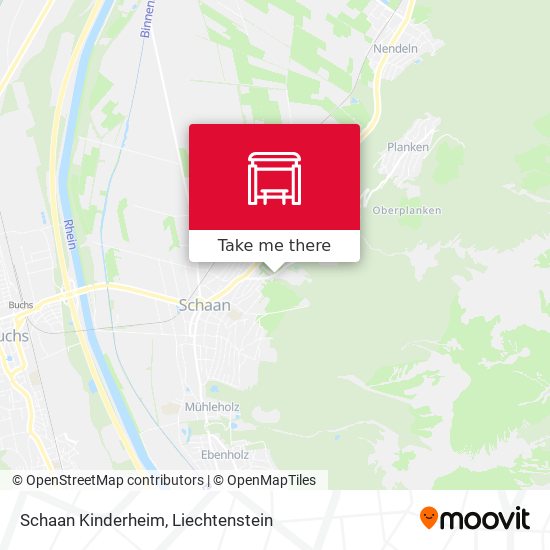 Schaan Kinderheim map