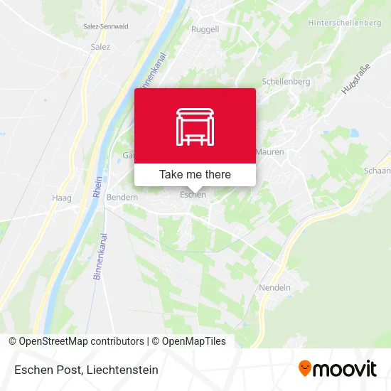 Eschen Post map