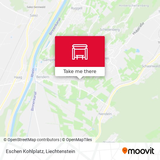 Eschen Kohlplatz map