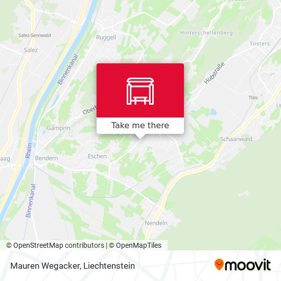 Mauren Wegacker map