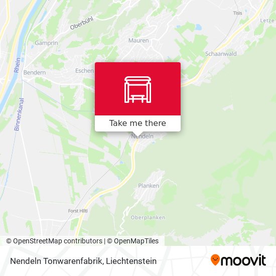 Nendeln Tonwarenfabrik map