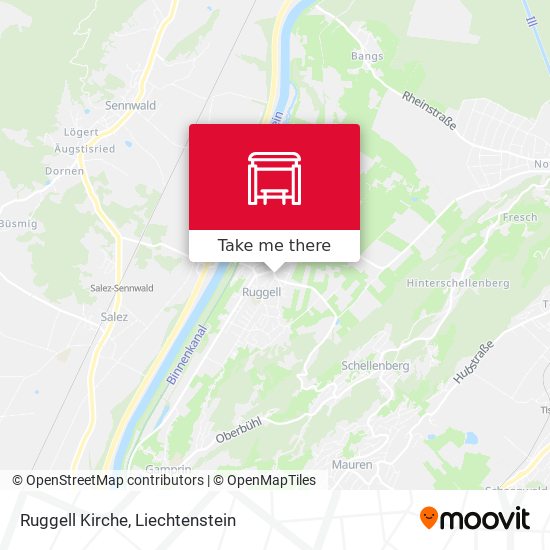 Ruggell Kirche map
