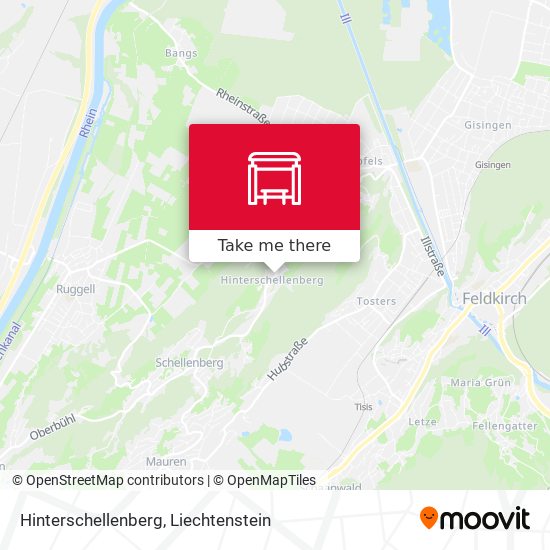 Hinterschellenberg map