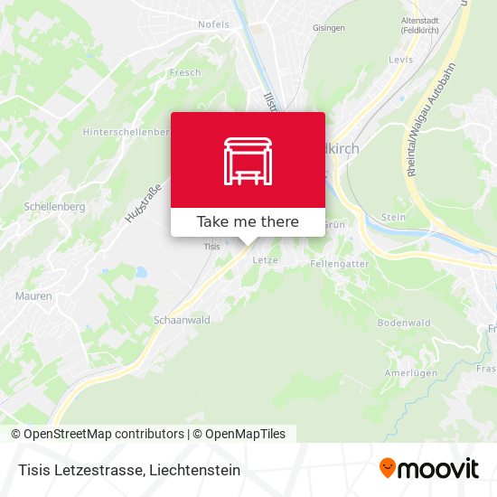 Tisis Letzestrasse map