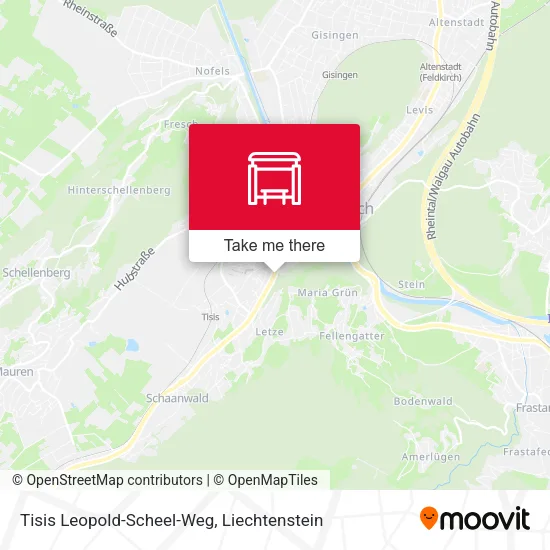 Tisis Leopold-Scheel-Weg map