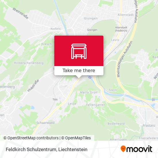 Feldkirch Schulzentrum map