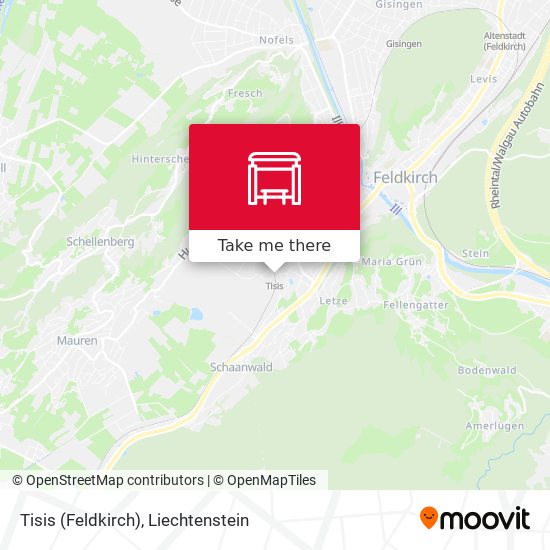 Tisis (Feldkirch) map