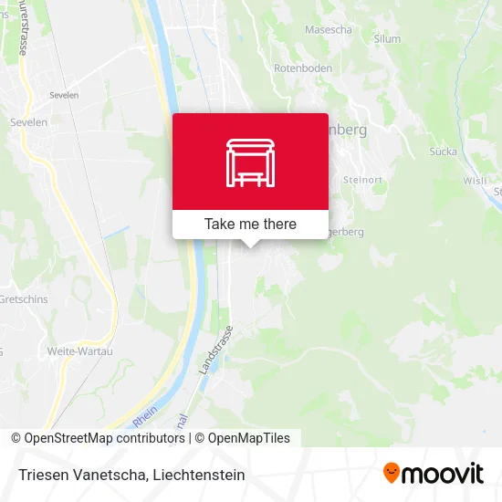 Triesen Vanetscha map