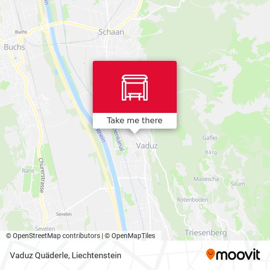 Vaduz Quäderle map