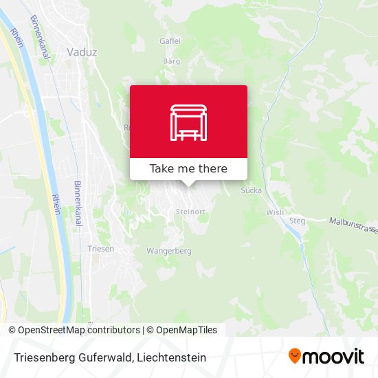 Triesenberg Guferwald map