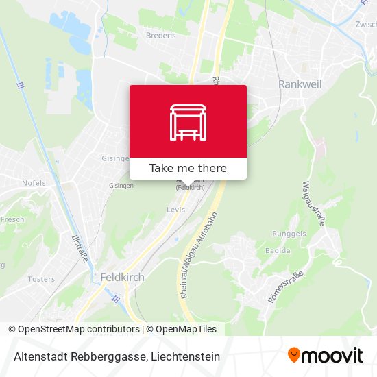Altenstadt Rebberggasse map