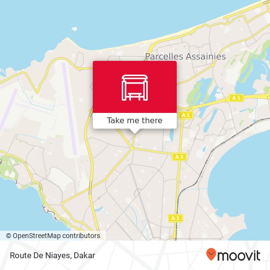 Route De Niayes map