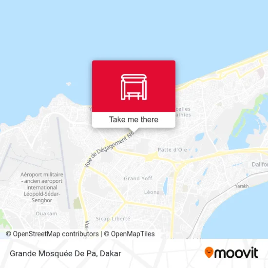 Grande Mosquée De Pa map