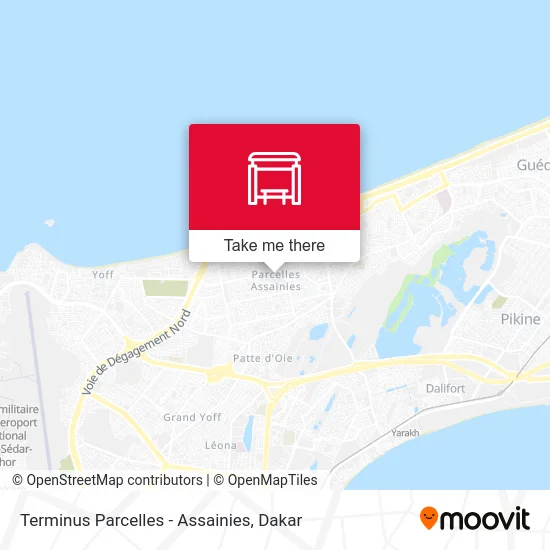Terminus Parcelles - Assainies map