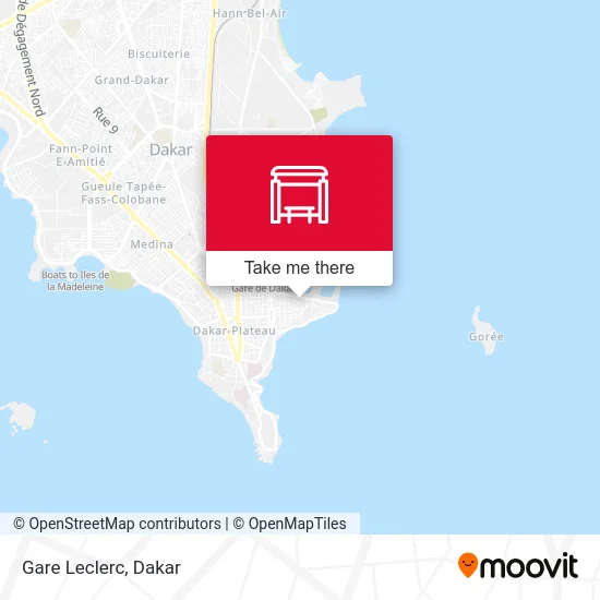 Gare Leclerc map