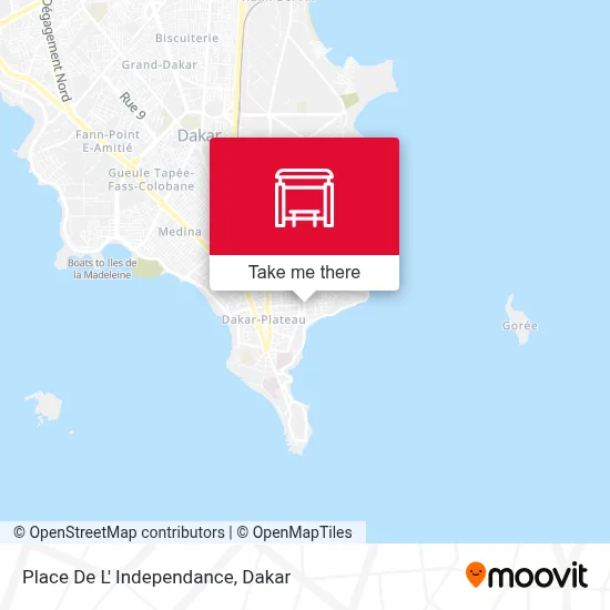 Place De L' Independance map