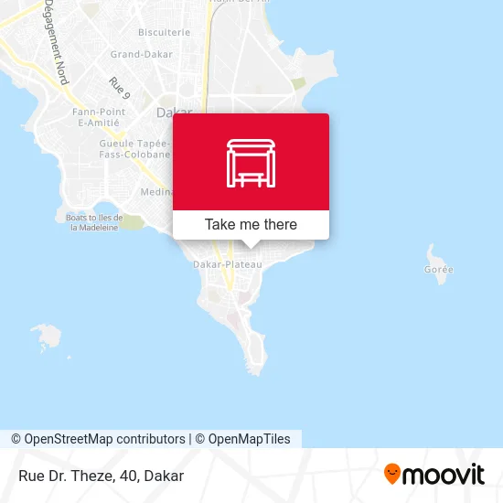 Rue Dr. Theze, 40 map