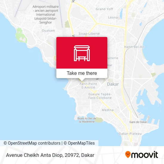 Avenue Cheikh Anta Diop, 20972 map