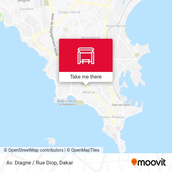 Av. Diagne / Rue Diop map