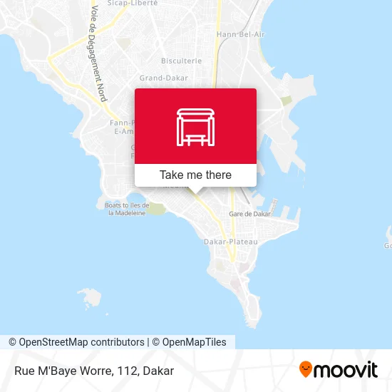 Rue M'Baye Worre, 112 map