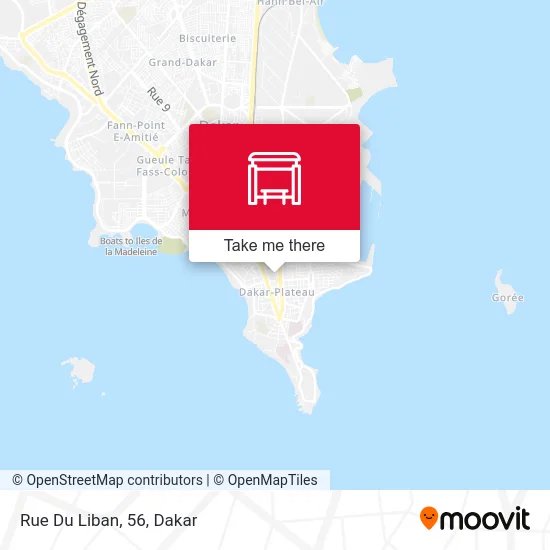 Rue Du Liban, 56 map