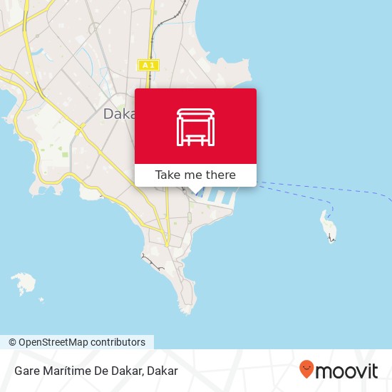 Gare Marítime De Dakar map