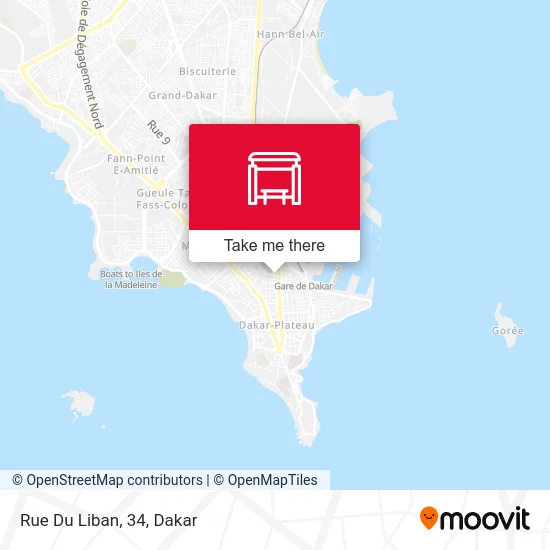 Rue Du Liban, 34 map