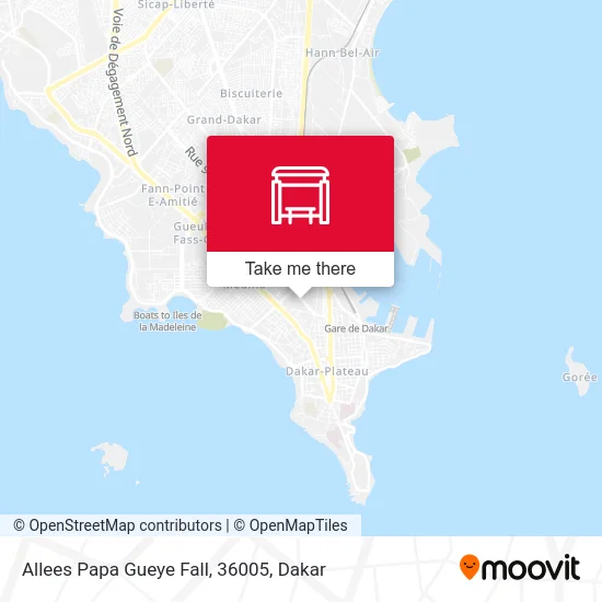 Allees Papa Gueye Fall, 36005 map