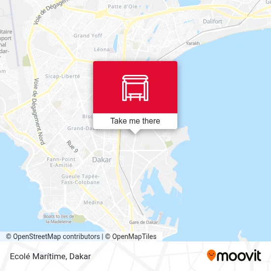 Ecolé Marítime map