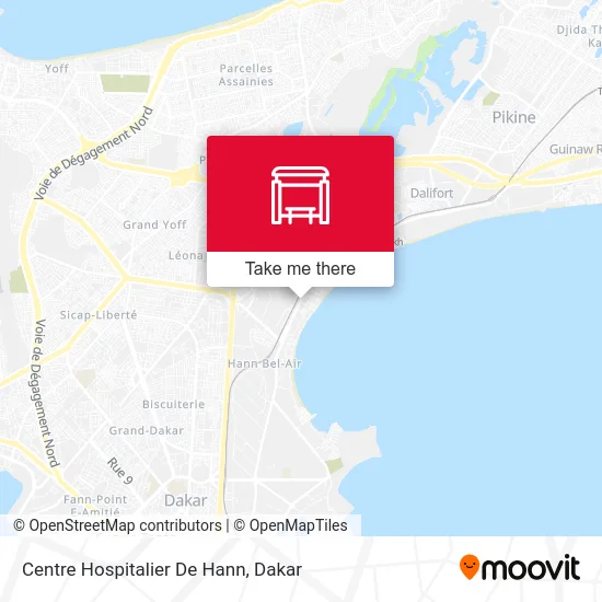 Centre Hospitalier De Hann map