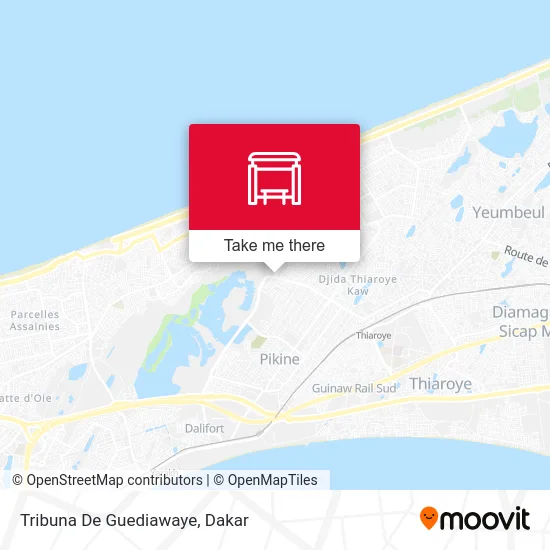 Tribuna De Guediawaye map
