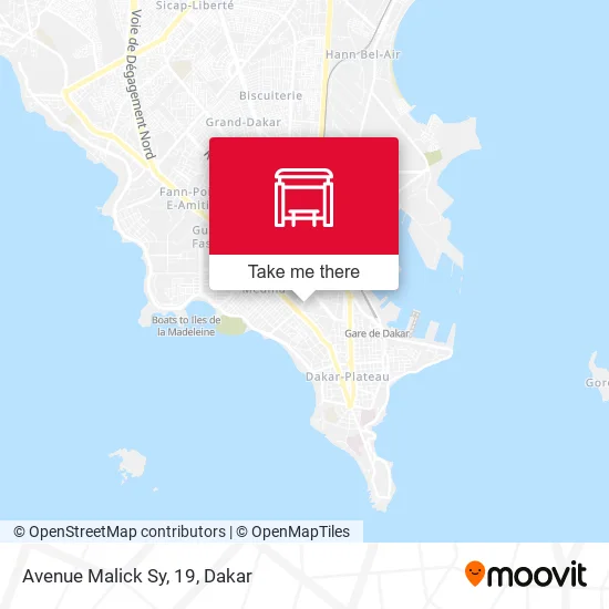 Avenue Malick Sy, 19 map