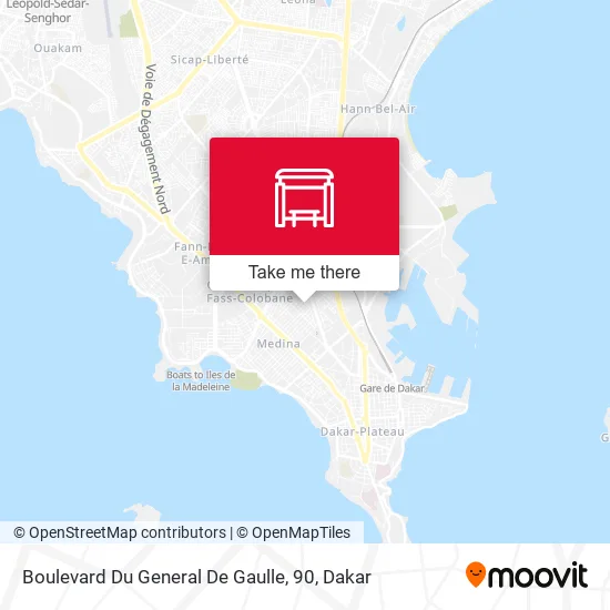 Boulevard Du General De Gaulle, 90 map