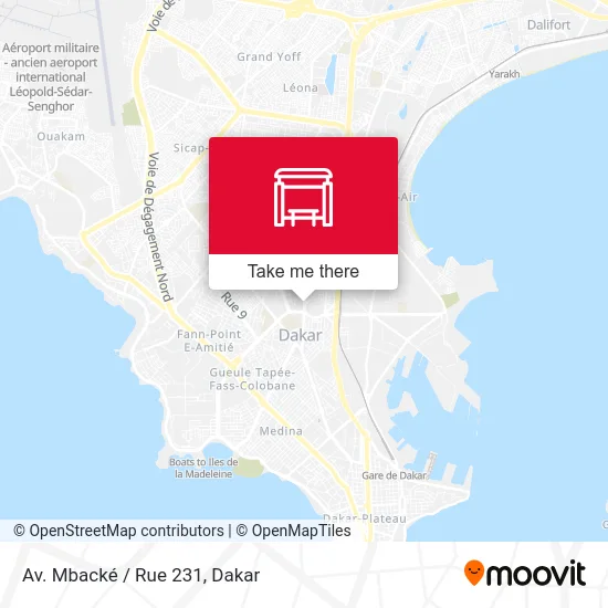 Av. Mbacké / Rue 231 map